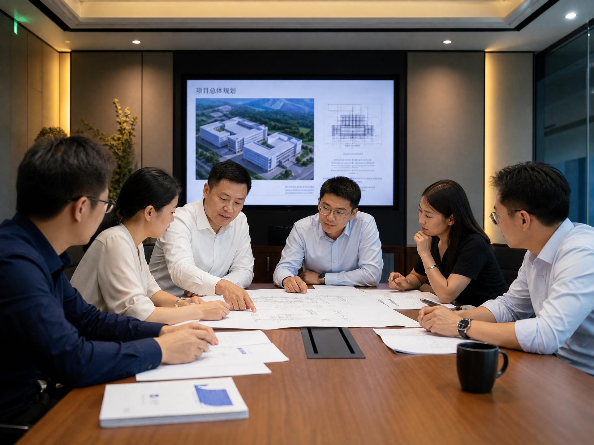 SMT Beijing international engineering team in meeting